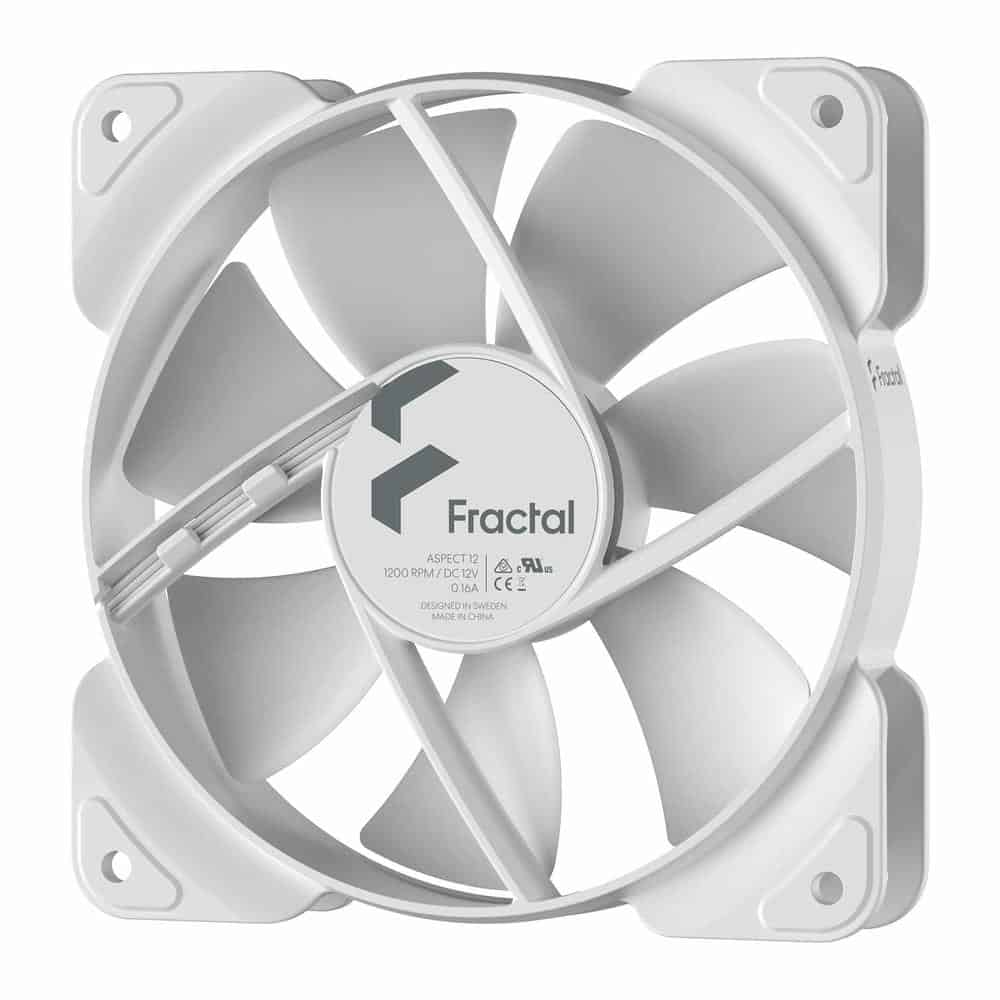 (image for) Fractal Designs Aspect 12 3-pin Cooling Fan White